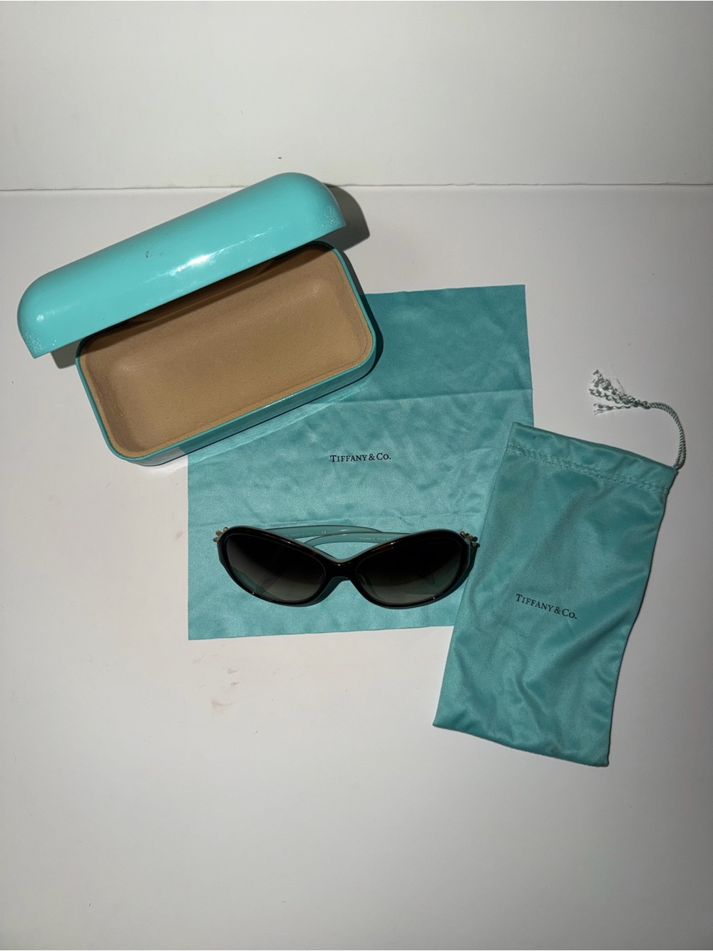 Tiffany & Co. TF 4089B - 81343B Havana / Blue | Sunglasses Woman